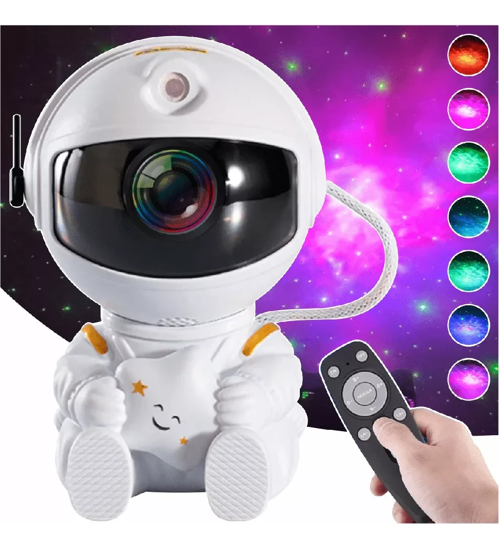 Lampara Led Proyector Astronauta